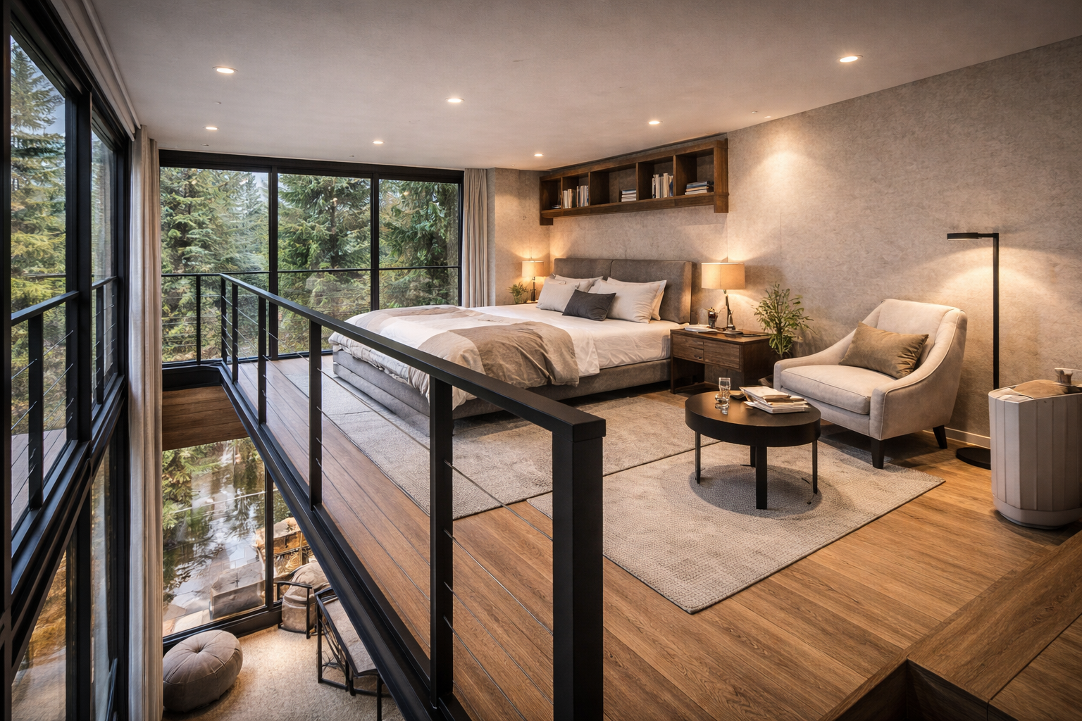 Arka mezzanine bedroom zone