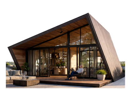Kaelo A-frame pod exterior